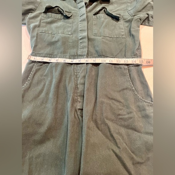 Rue Stiic Ukiyo Worksuit/Jumper/Jumpsuit Sort Sleeve in Emerald Green- Large - Picture 9 of 13